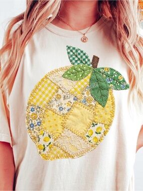 Patchwork Lemon Shirt